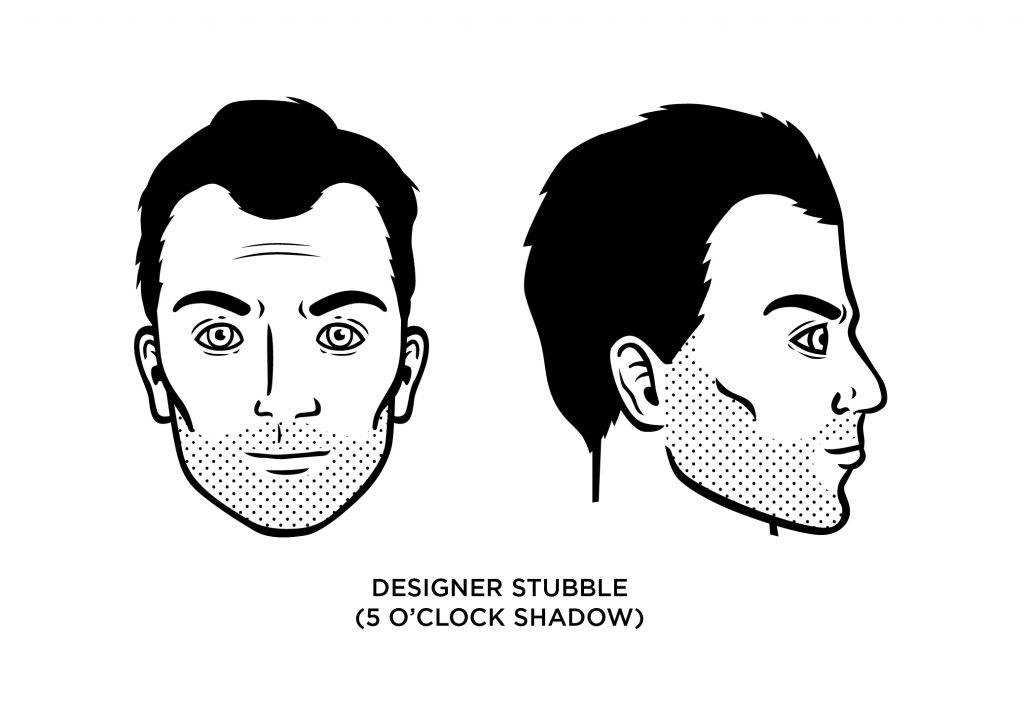 5 o'clock shadow designer stubble