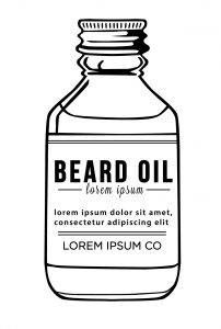 beard oil illustration