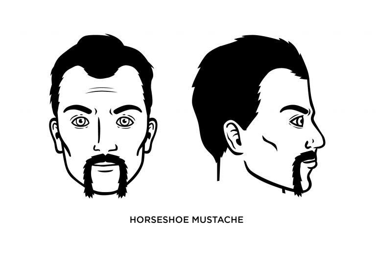 How to Shave a Horseshoe Mustache, Examples, and More