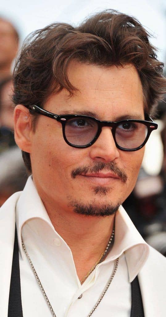 johnny depp goatee and mustache