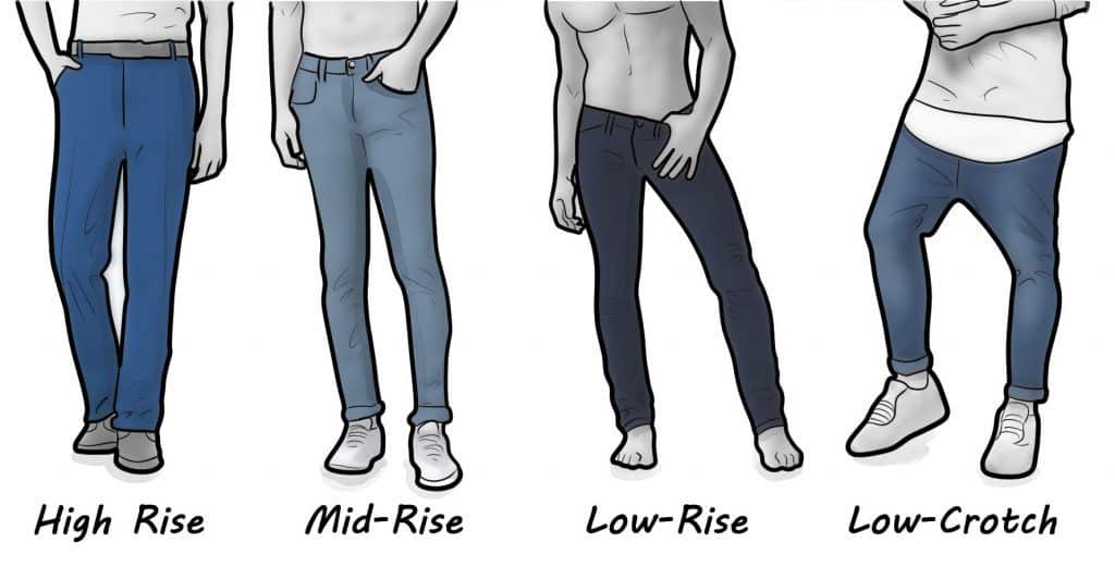 short rise jeans for men