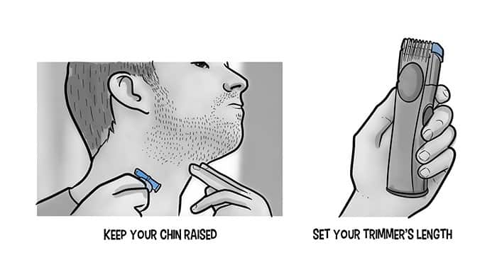 Shaping Your Neckline With a Beard Trimmer