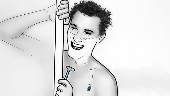 Consider shaving in the shower