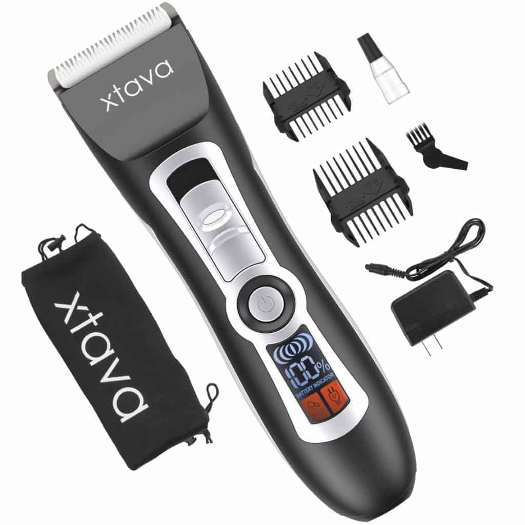 battery operated beard and mustache trimmer