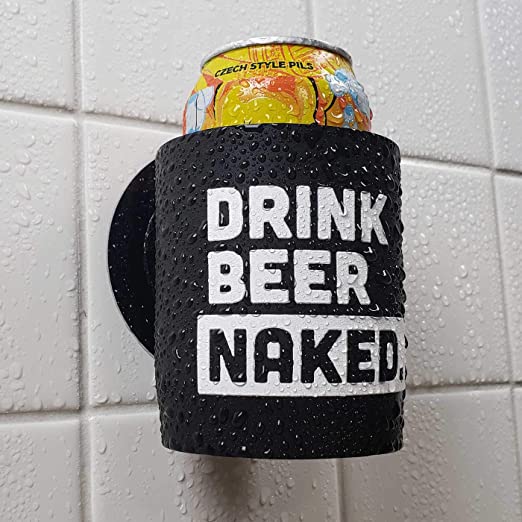 Drink Beer Naked Shower Beer Holder