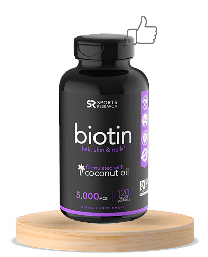 Sports Research Biotin Infused Softgels