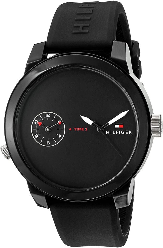 Tommy Hilfiger Men's 1791326 Analog Display Quartz Black Watch
