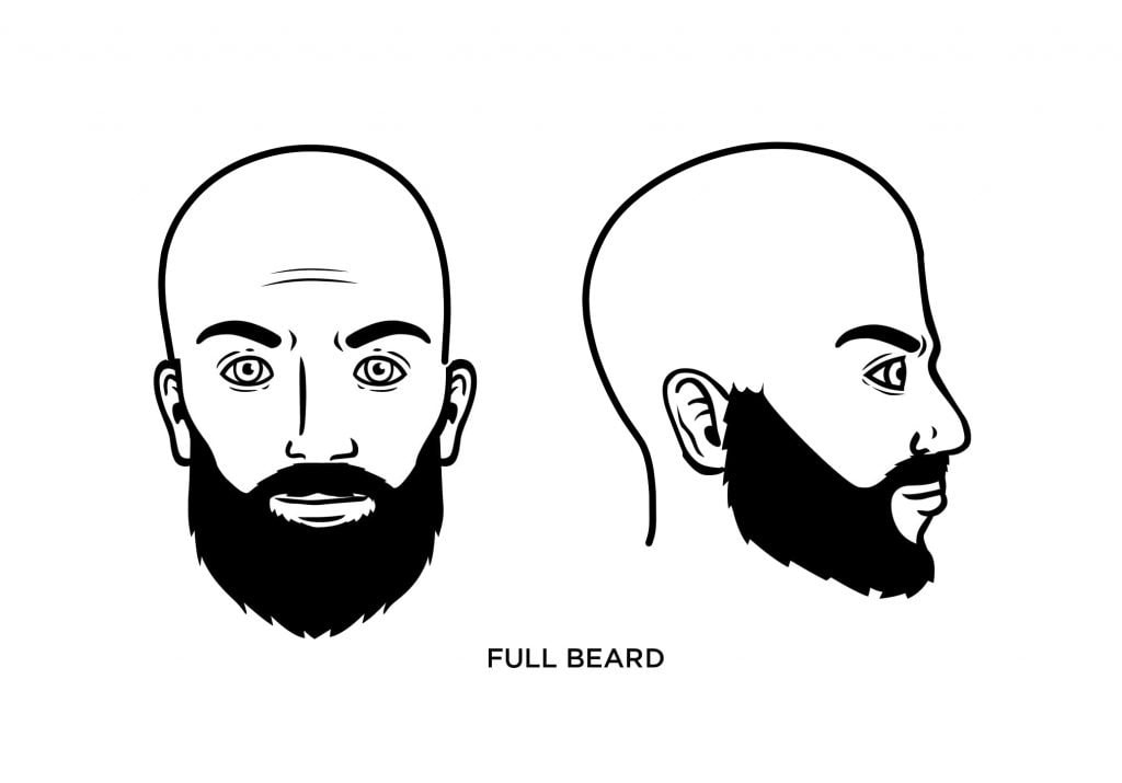 bald man full beard