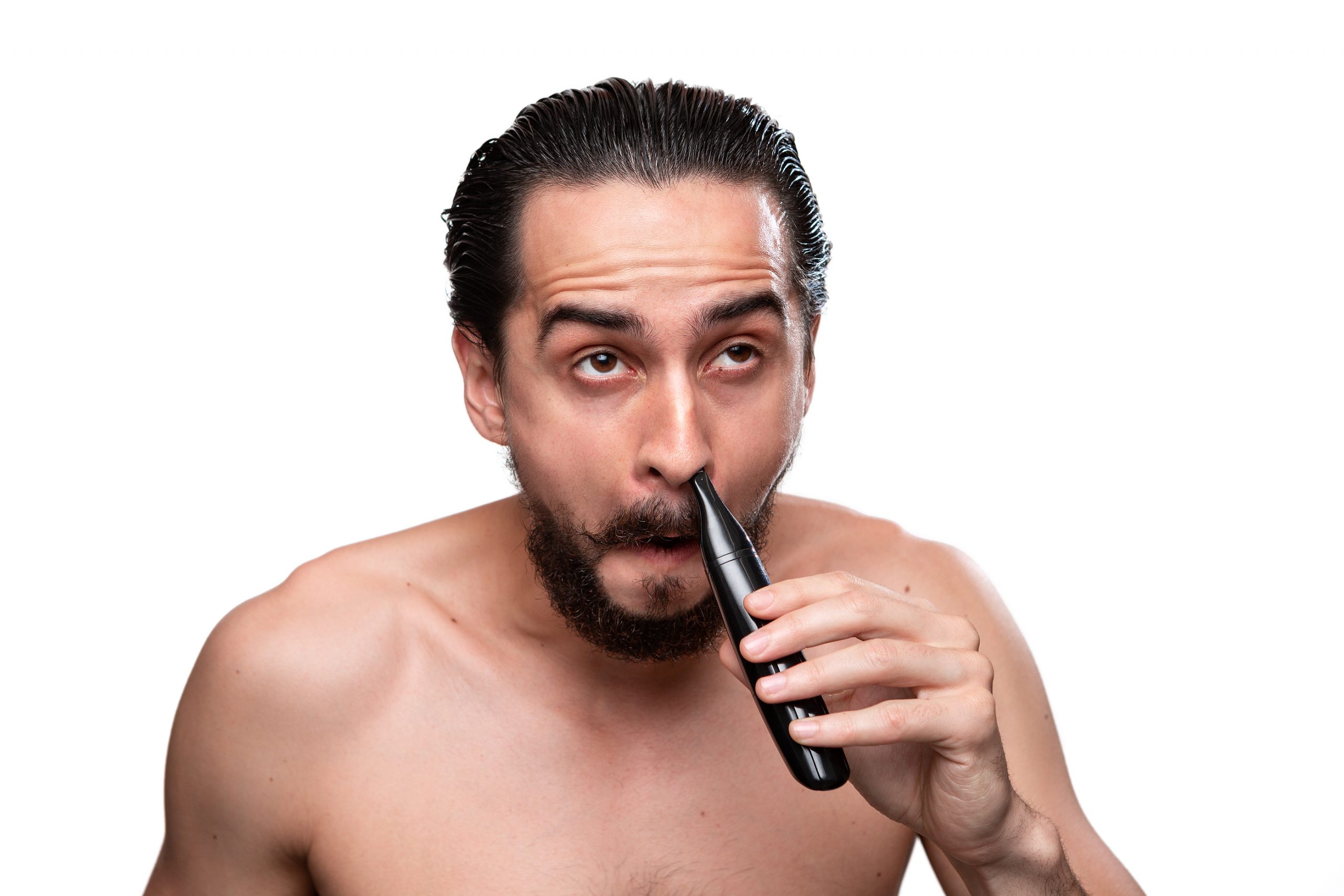 mustache and nose hair trimmer