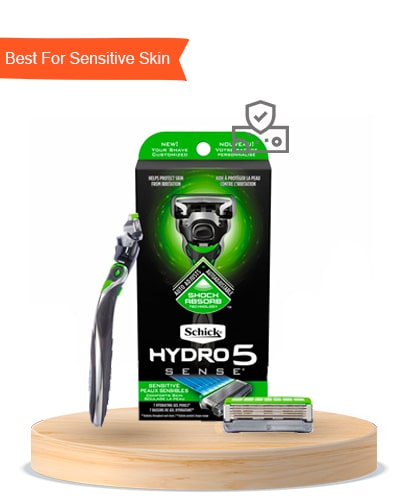 Schick Hydro 5 Sense Sensitive Skin Razor for Men_-min