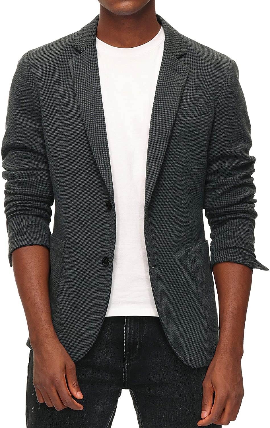 PJ Paul Jones Men's Casual Knit Blazer Suit Jacket