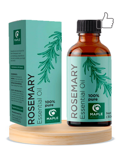Maple Holistics Pure Rosemary Essential Oil Stimulating Scalp Treatment